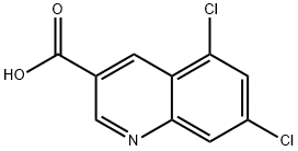 5,7-DICHLOROQUINOLINE-3-카복시산