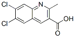 6,7-DICHLORO-2-METHYLQUINOLINE-3-CARBOXYLIC ACID Structure
