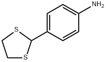 4-(1,3-DITHIOLAN-2-YL)ANILINE 化学構造式