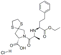 Spirapril hydrochloride Struktur