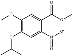 Methyl 4-isopropoxy-5-methoxy-2-nitrobenzoate Structure