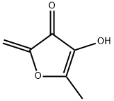 4-Hydroxy-5-Methyl-2-Methylene-3(2H)-furanone 化学構造式