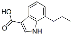 1H-Indole-3-carboxylic  acid,  7-propyl- Struktur