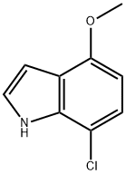 7-chloro-4-methoxy-1H-indole Struktur