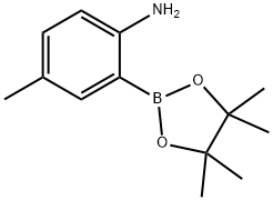 2-氨基-5-甲基苯硼酸频那醇酯,948592-80-1,结构式