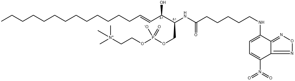 6-((N-(7-NITROBENZ-2-OXA-1,3-DIAZOL-4-YL)AMINO)-HEXANOYL)SPHINGOSYL PHOSPHOCHOLINE