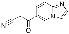 IMidazo[1,2-a]pyridine-6-propanenitrile, b-oxo- Struktur