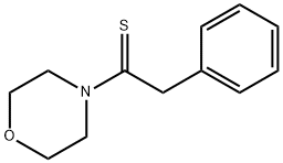 1-吗啉-2-苯基乙烷-1-硫酮, 949-01-9, 结构式