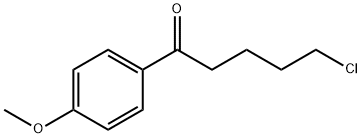 5-氯-1-(4-甲氧基苯基)-1-氧代戊烷,949-06-4,结构式