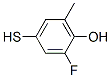 Phenol,  2-fluoro-4-mercapto-6-methyl- Struktur