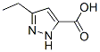 3-ETHYL-1H-PYRAZOLE-5-CARBOXYLIC ACID 结构式