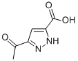 3-乙酰基-1H-吡唑-5-羧酸, 949034-45-1, 结构式
