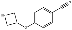 4-(氮杂啶-3-基氧基)苯甲腈, 949100-15-6, 结构式