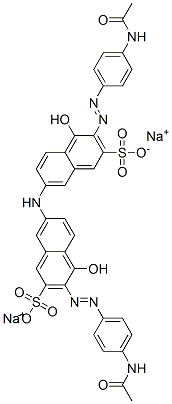 disodium 7,7'-iminobis[3-[[4-(acetylamino)phenyl]azo]-4-hydroxynaphthalene-2-sulphonate]|