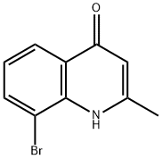 8-BROMO-2-METHYLQUINOLIN-4(1H)-ONE 化学構造式