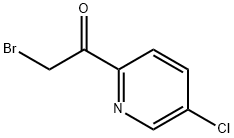 2-BROMO-1-(5-CHLOROPYRIDIN-2-YL)ETHANONE Structure