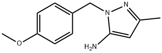 1-(4-methoxybenzyl)-3-methyl-1H-pyrazol-5-amine,949556-61-0,结构式
