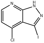 4-chloro-3-iodo-1H-pyrazolo[3,4-b]pyridine Struktur