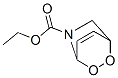 2,3-Dioxa-5-azabicyclo[2.2.2]oct-7-ene-5-carboxylic  acid,  ethyl  ester 化学構造式