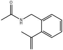 Acetamide,  N-[[2-(1-methylethenyl)phenyl]methyl]-,949593-89-9,结构式