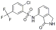 BenzenesulfonaMide,2-chloro-N-(2,3-dihydro-3-oxo-1H-isoindol-4-yl)-5-(trifluoroMethyl)- Struktur