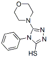 5-吗啉-4-基-4-苯基-4H-1,2,4-噻唑-3-硫醇 结构式