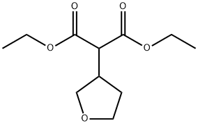DIETHYL-2-(TETRAHYDROFURAN-3-YL)MALONATE Struktur