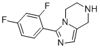3-(2,4-DIFLUOROPHENYL)-5,6,7,8-TETRAHYDROIMIDAZO[1,5-A]PYRAZINE Struktur