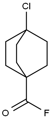 Bicyclo[2.2.2]octane-1-carbonyl fluoride, 4-chloro- (9CI) 化学構造式