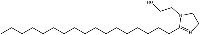 2-(2-heptadecyl-2-imidazolin-1-yl)ethanol Struktur