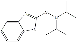 N,N-DIISOPROPYLBENZOTHIAZOLE-2-SULFENAMIDE Struktur