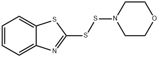 4-(2-ベンゾチアゾリルジチオ)モルホリン 化学構造式