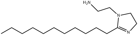 2-(2-十一烷基-4,5-二氢咪唑-1-基)乙胺 结构式