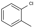 2-クロロトルエン 化学構造式