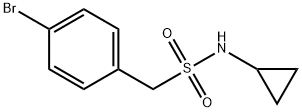 1-(4-溴苯基)-N-环丙基甲磺酰胺, 950235-23-1, 结构式