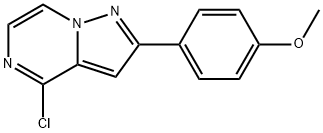 4-CHLORO-2-(4-METHOXY)-PHENYLPYRAZOLO[1.5-A]PYRAZINE