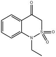 1-Ethyl-1H-2,1-benzothiazin-4(3H)-one 2,2-dioxide Structure