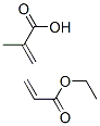 ethyl prop-2-enoate: 2-methylprop-2-enoic acid Structure