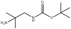 (2-AMINO-2-METHYL-PROPYL)-CARBAMIC ACID TERT-BUTYL ESTER Structure