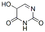 2,4(3H,5H)-Pyrimidinedione, 5-hydroxy- (9CI) Structure