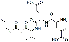 butyloxycarbonyl-4-methylene-glutamyl-glutamyl-valine Struktur