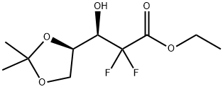 Ethyl (3R,S)-2,2-difluoro-3-hydroxy-3-(2,2-dimethyldioxolan-4-yl)propionate