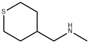 N-METHYL(TETRAHYDROTHIOPYRAN-4-YL)METHYLAMINE Structure