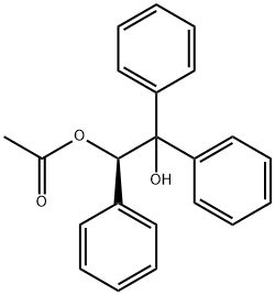 (R)-(+)-2-HYDROXY-1,2,2-TRIPHENYLETHYL ACETATE Struktur