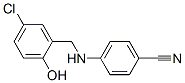 4-(5-CHLORO-2-HYDROXYBENZYLAMINO)BENZONITRILE 结构式