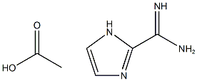 1H-Imidazole-2-carboximidamide, acetate (1:?) Structure