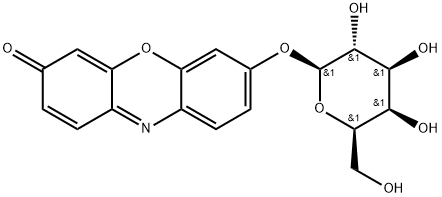 RESORUFIN BETA-D-GALACTOPYRANOSIDE Struktur