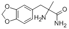 2-AMINO-2-METHYL-(3-(3,4-METHYLENEDIOXYPHENYL))PROPANAMIDE Structure