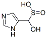 1H-Imidazole-5-methanesulfinic  acid,  -alpha--hydroxy- Structure