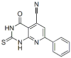 Pyrido[2,3-d]pyrimidine-5-carbonitrile,  1,2,3,4-tetrahydro-4-oxo-7-phenyl-2-thioxo- Structure